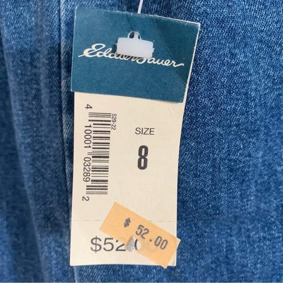 Eddie Bower 100% Cotton Denim Jean Skirt - Picture 8 of 10